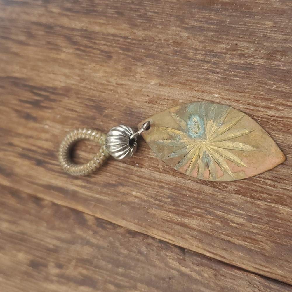 Sunburst‎ copper pendant native